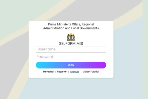 TAMISEMI SELFOM SYSTEM